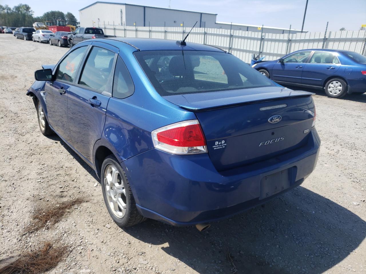 Photo 3 from auction – 2008 FORD FOCUS SE with VIN 1FAHP35N28W155491