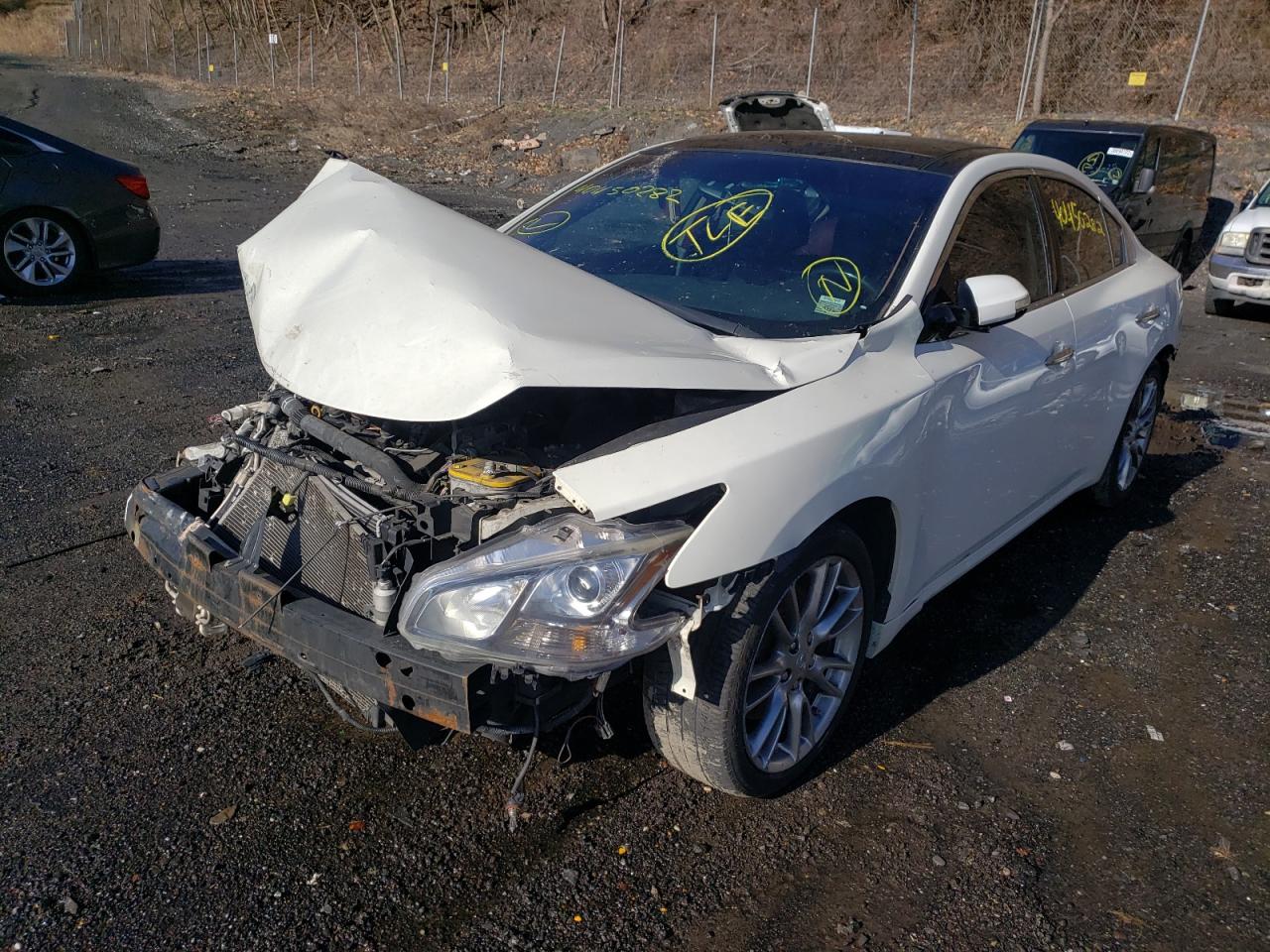 Photo 2 from auction – 2014 NISSAN MAXIMA S with VIN 1N4AA5AP6EC908734