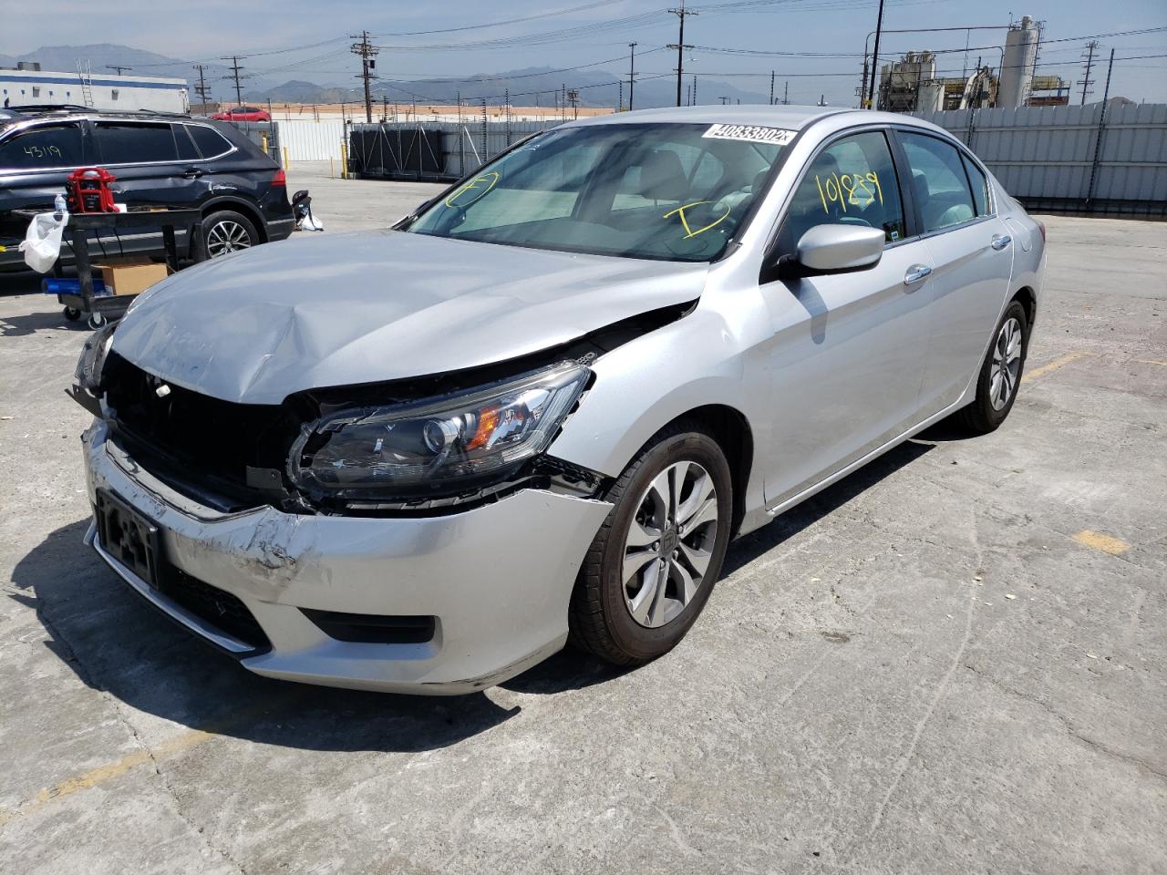 Photo 2 from auction – 2014 HONDA ACCORD LX with VIN 1HGCR2F35EA065851