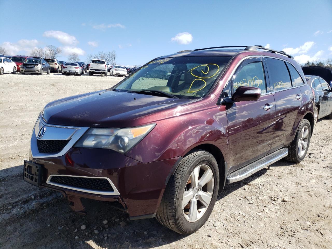 Photo 2 from auction – 2011 ACURA MDX TECHNO with VIN 2HNYD2H65BH536379