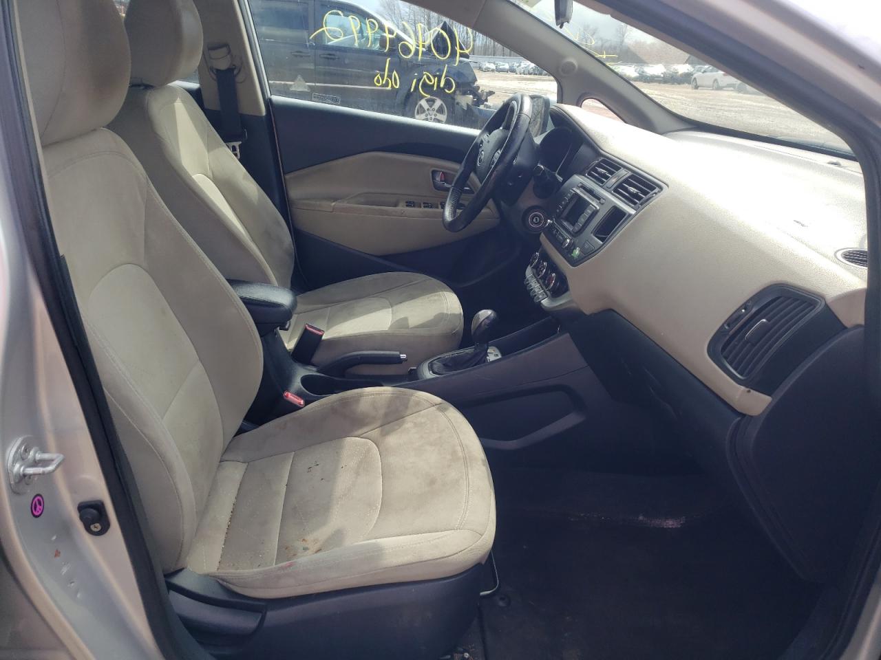 Photo 5 from auction – 2013 KIA RIO EX with VIN KNADN5A39D6127970