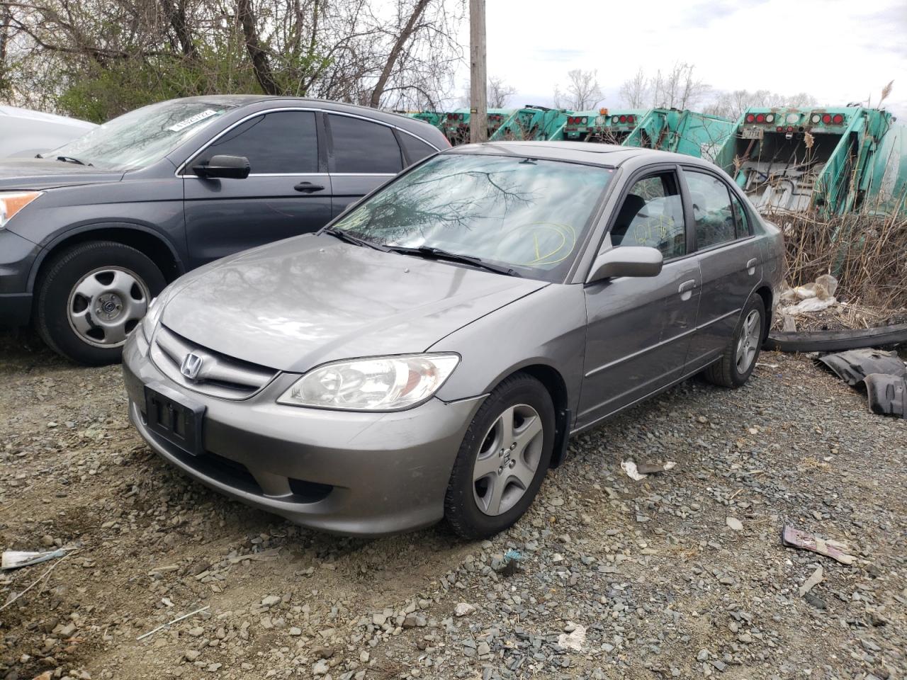 Photo 2 from auction – 2004 HONDA CIVIC EX with VIN 2HGES26724H528061