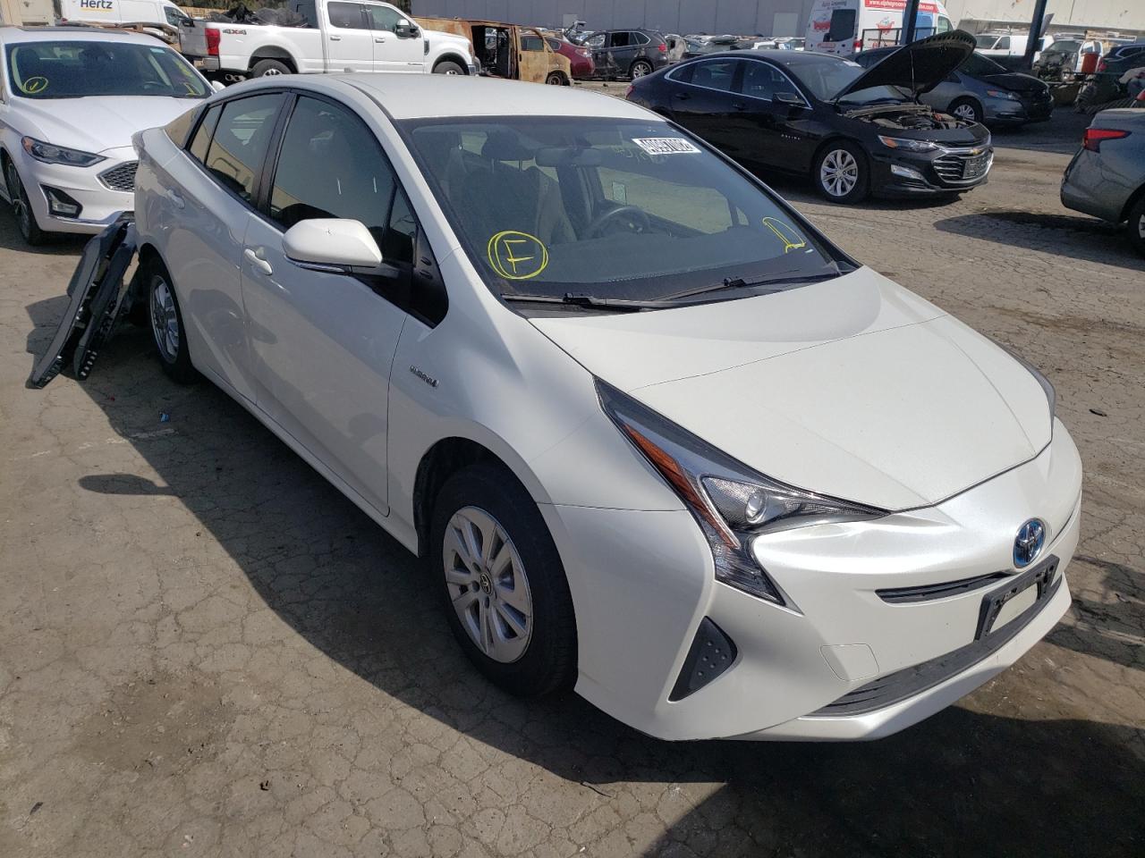 TOYOTA PRIUS 2016 with VIN JTDKBRFU4G3020861 - Photo from auction