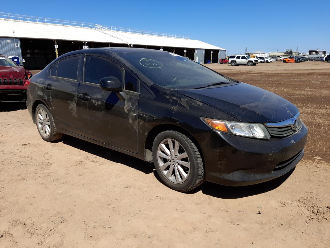 HONDA CIVIC EXL 2012 with VIN 19XFB2F95CE071082 - Photo from auction