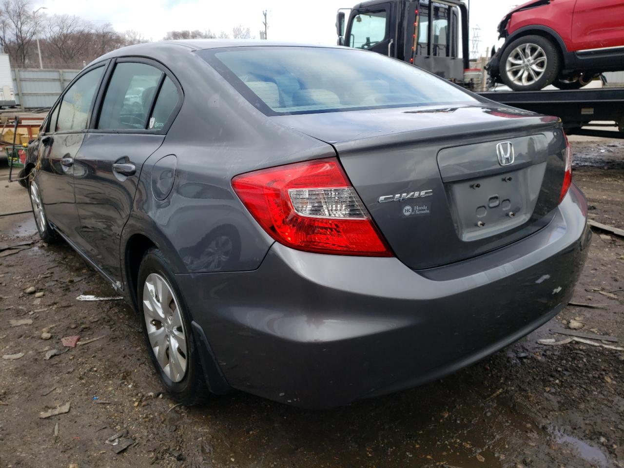 Photo 3 from auction – 2012 HONDA CIVIC LX with VIN 19XFB2F5XCE085962