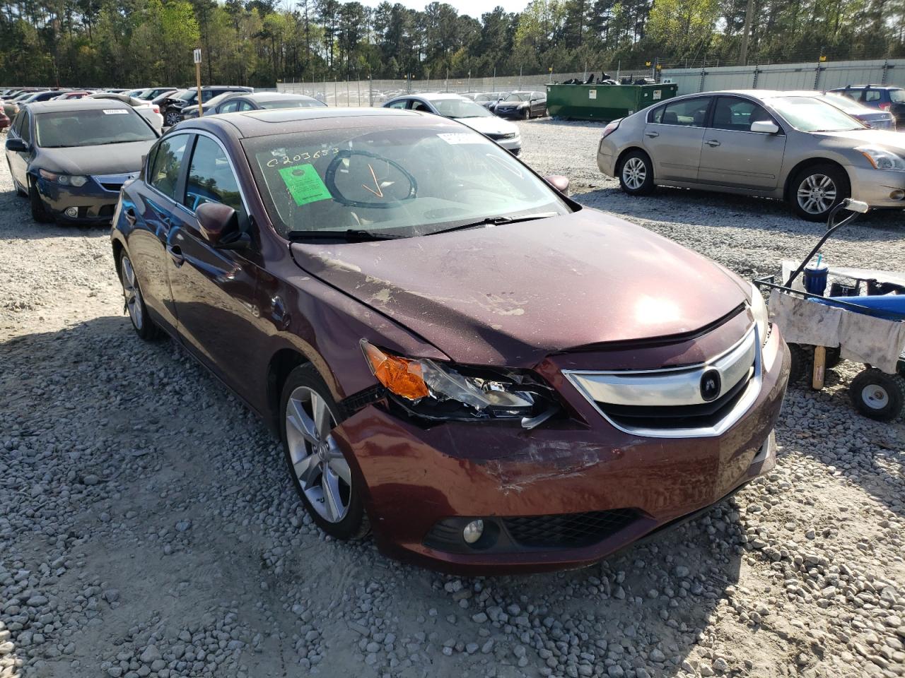 ACURA ILX 2013 with VIN 19VDE1F51DE001370 - Photo from auction