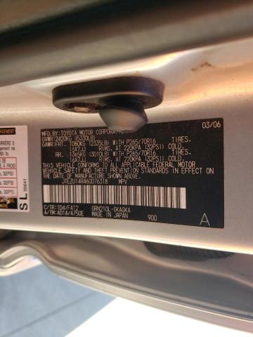 Photo 10 from auction – 2006 TOYOTA 4RUNNER SR with VIN JTEZU14R460076318