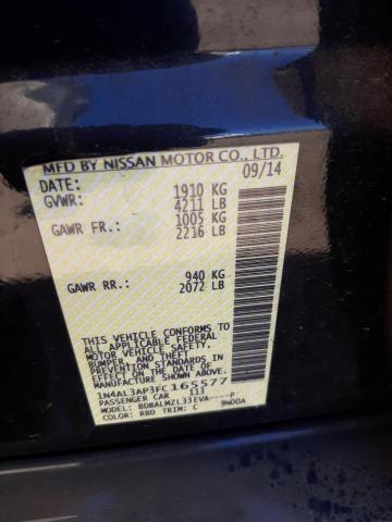 Photo 10 from auction – 2015 NISSAN ALTIMA 2.5 with VIN 1N4AL3AP3FC165577