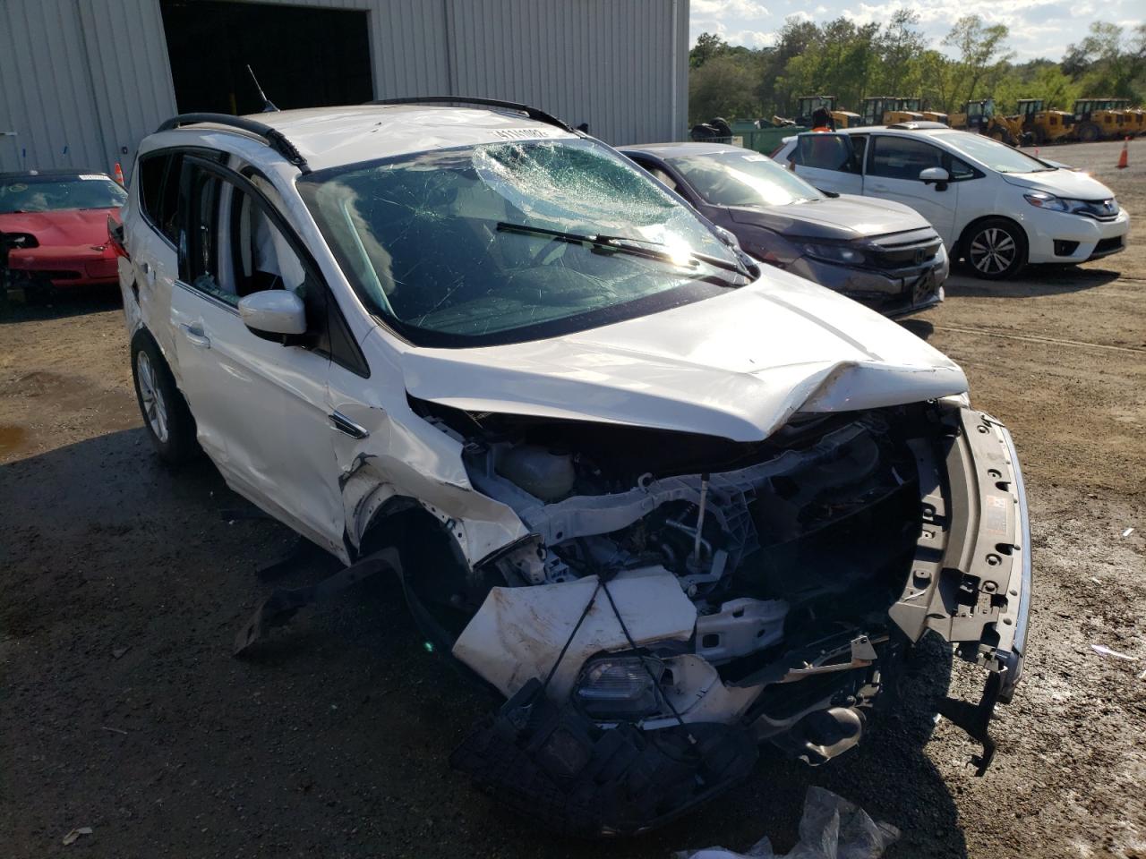 FORD ESCAPE SEL 2018 with VIN 1FMCU0HD2JUB58824 - Photo from auction
