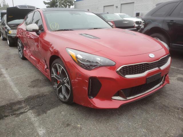 KIA STINGER GT 2018 with VIN KNAE55LC4J6017843 - Photo from auction