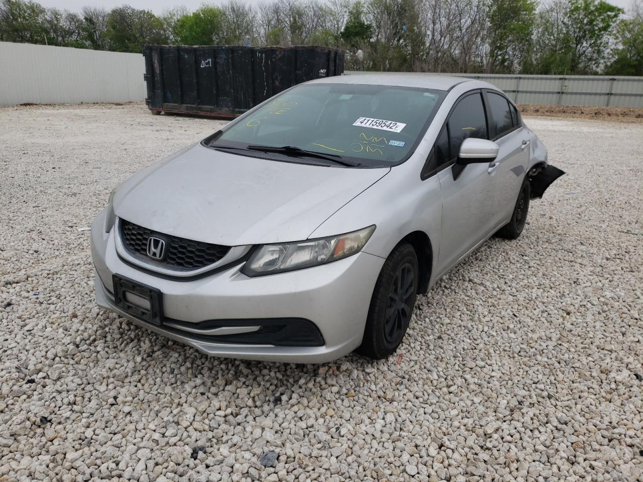 Photo 2 from auction – 2014 HONDA CIVIC LX with VIN 19XFB2F50EE012313