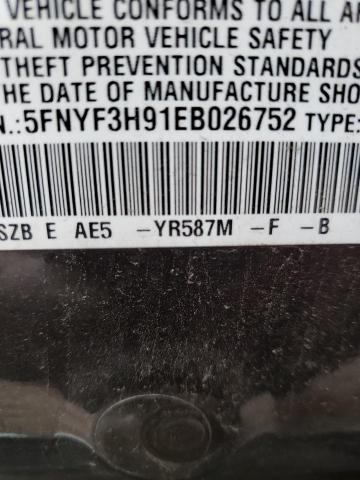 Photo 10 from auction – 2014 HONDA PILOT TOUR with VIN 5FNYF3H91EB026752