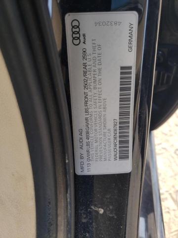 Photo 10 from auction – 2014 AUDI A6 PREMIUM with VIN WAUCFAFC9EN087827