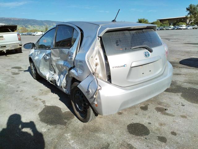 Photo 3 from auction – 2014 TOYOTA PRIUS C with VIN JTDKDTB33E1064380