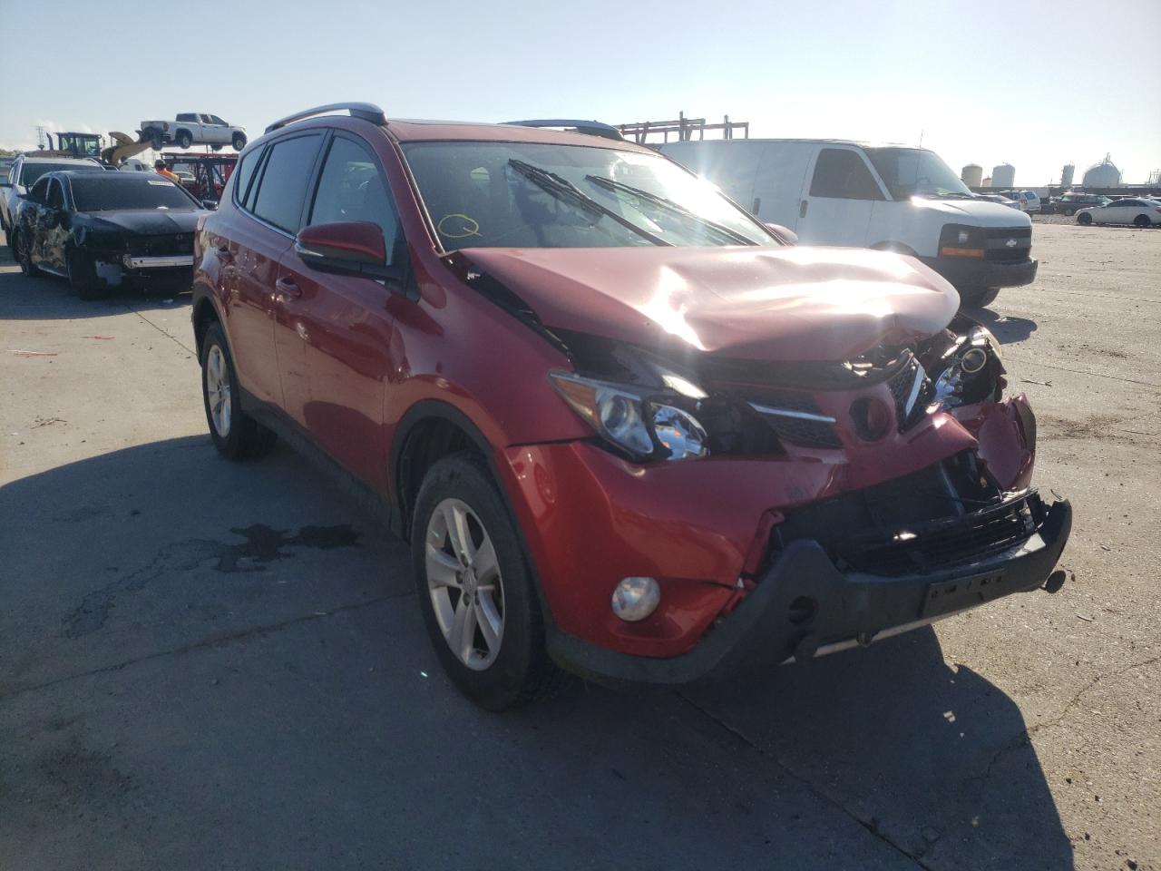 TOYOTA RAV4 XLE 2014 with VIN JTMWFREV3ED029039 - Photo from auction