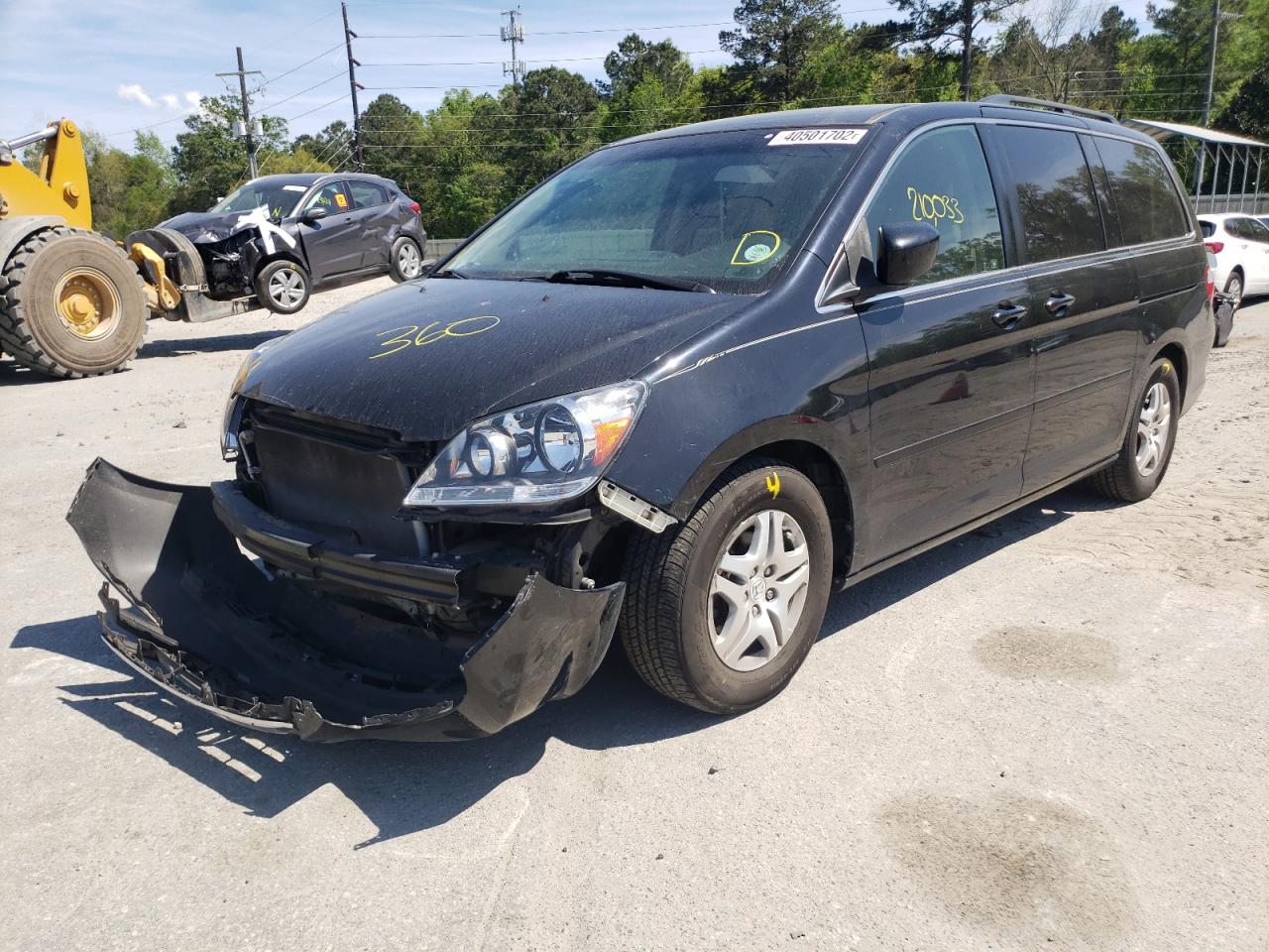 Photo 2 from auction – 2007 HONDA ODYSSEY EX with VIN 5FNRL38667B060935