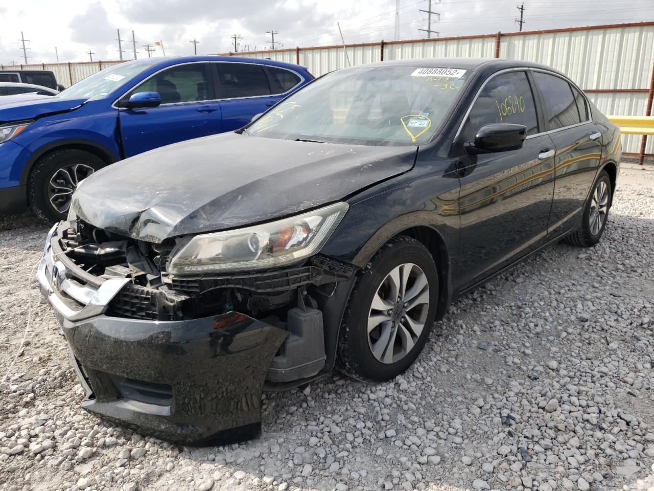 Photo 2 from auction – 2014 HONDA ACCORD LX with VIN 1HGCR2F39EA078019