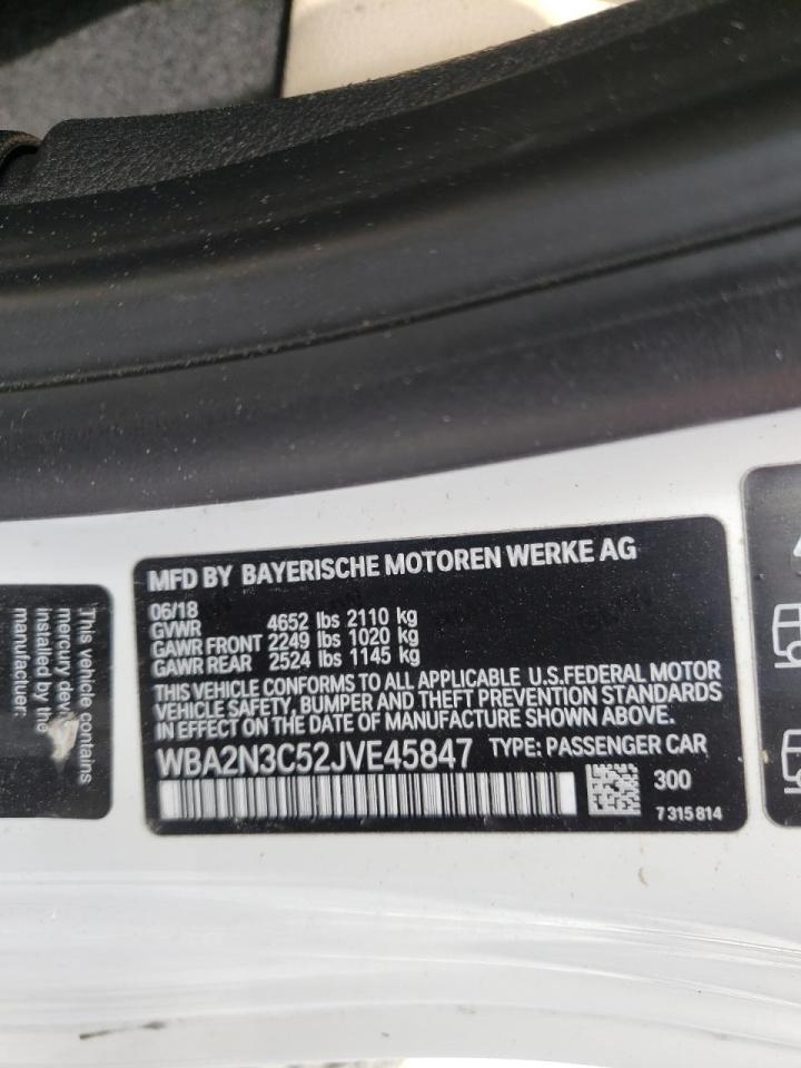 Photo 10 from auction – 2018 BMW M240XI with VIN WBA2N3C52JVE45847