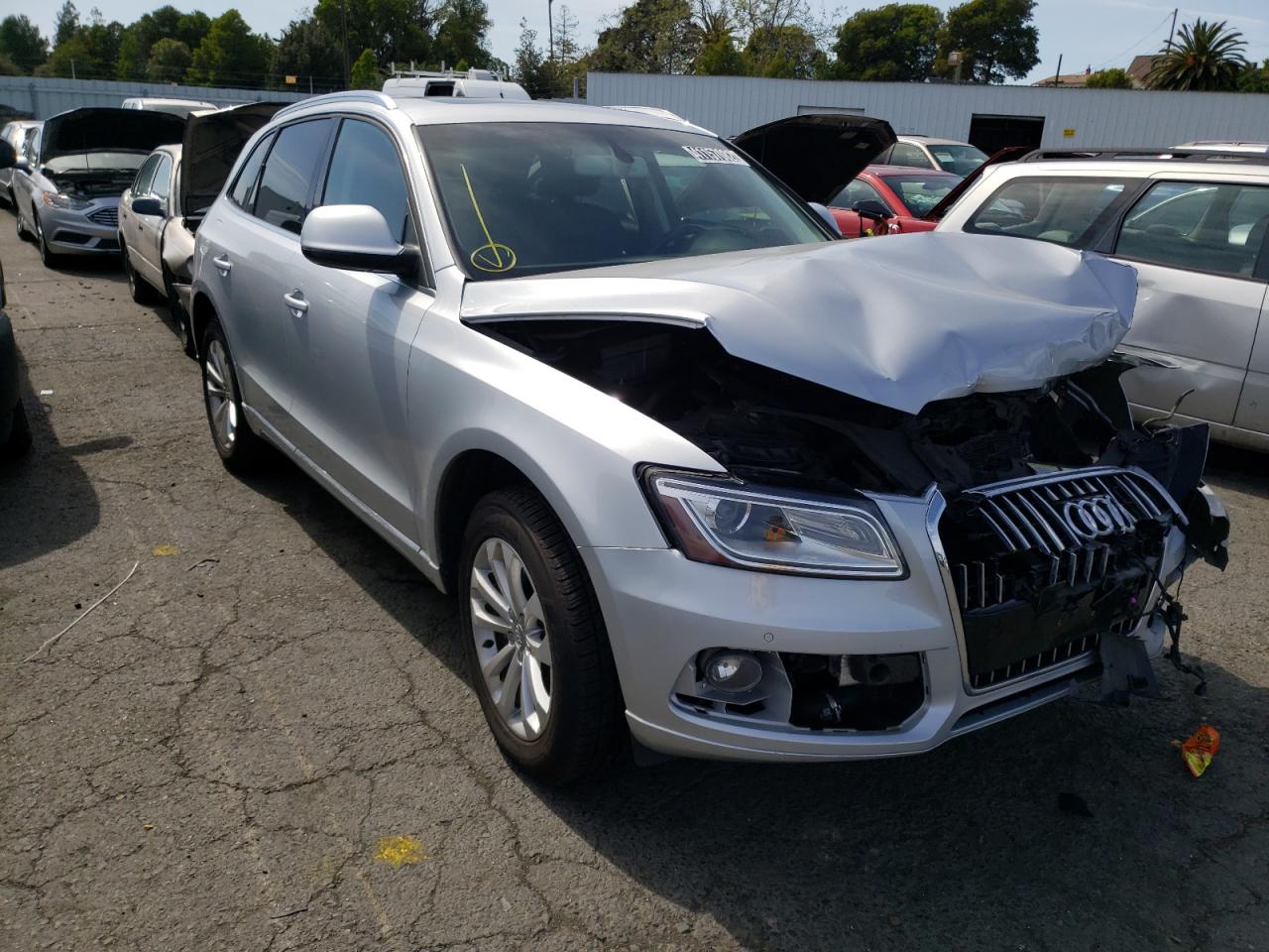 AUDI Q5 PREMIUM 2014 with VIN WA1LFAFP6EA022361 - Photo from auction