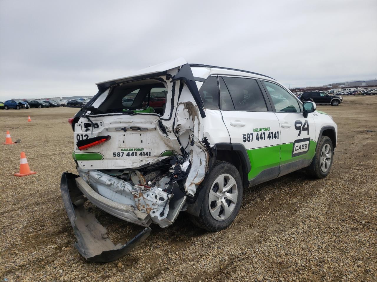 Photo 4 from auction – 2021 TOYOTA RAV4 LE with VIN 2T3B1RFV3MC222693
