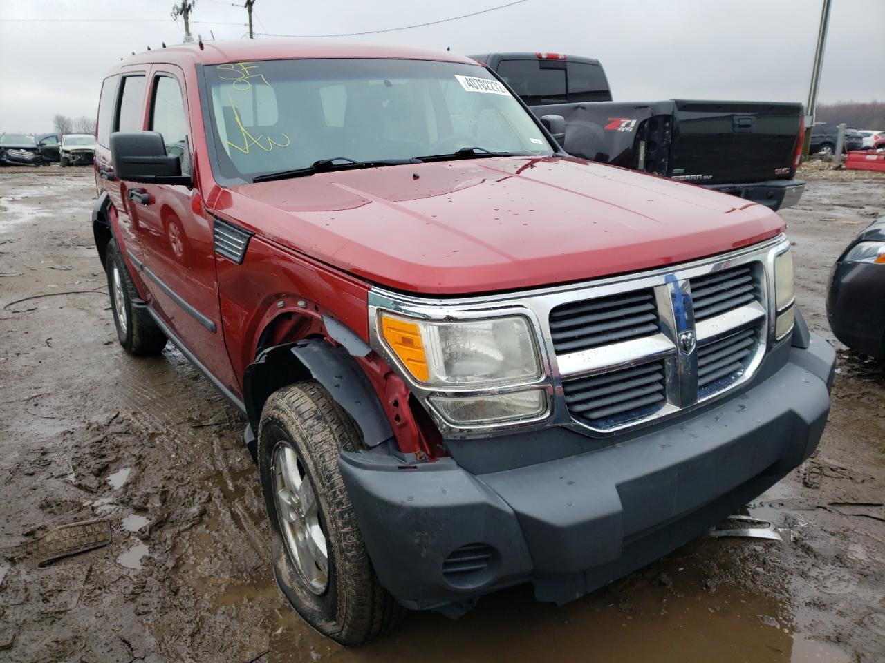 DODGE NITRO SXT 2007 with VIN 1D8GU28K97W560175 - Photo from auction