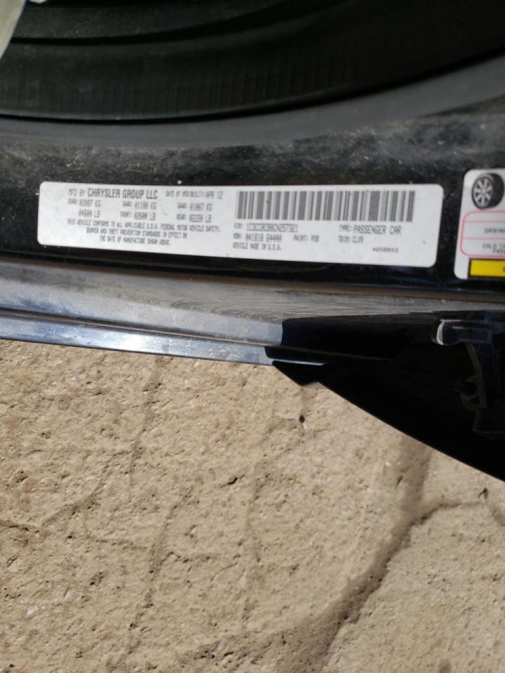 Photo 10 from auction – 2012 CHRYSLER 200 LIMITE with VIN 1C3CCBCB8CN257321