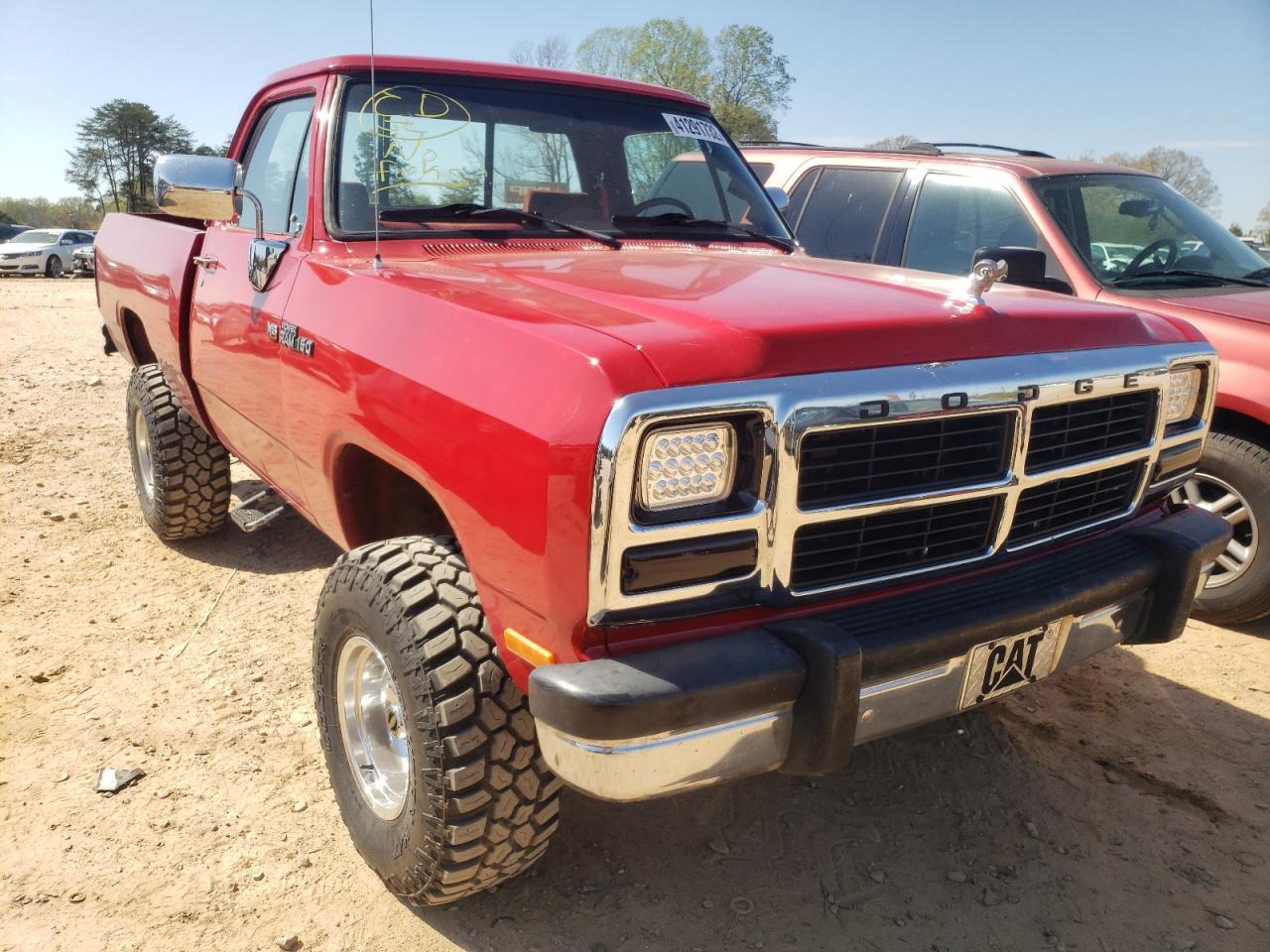 DODGE W-SERIES W 1991 with VIN 1B7HM16Y4MS249034 - Photo from auction