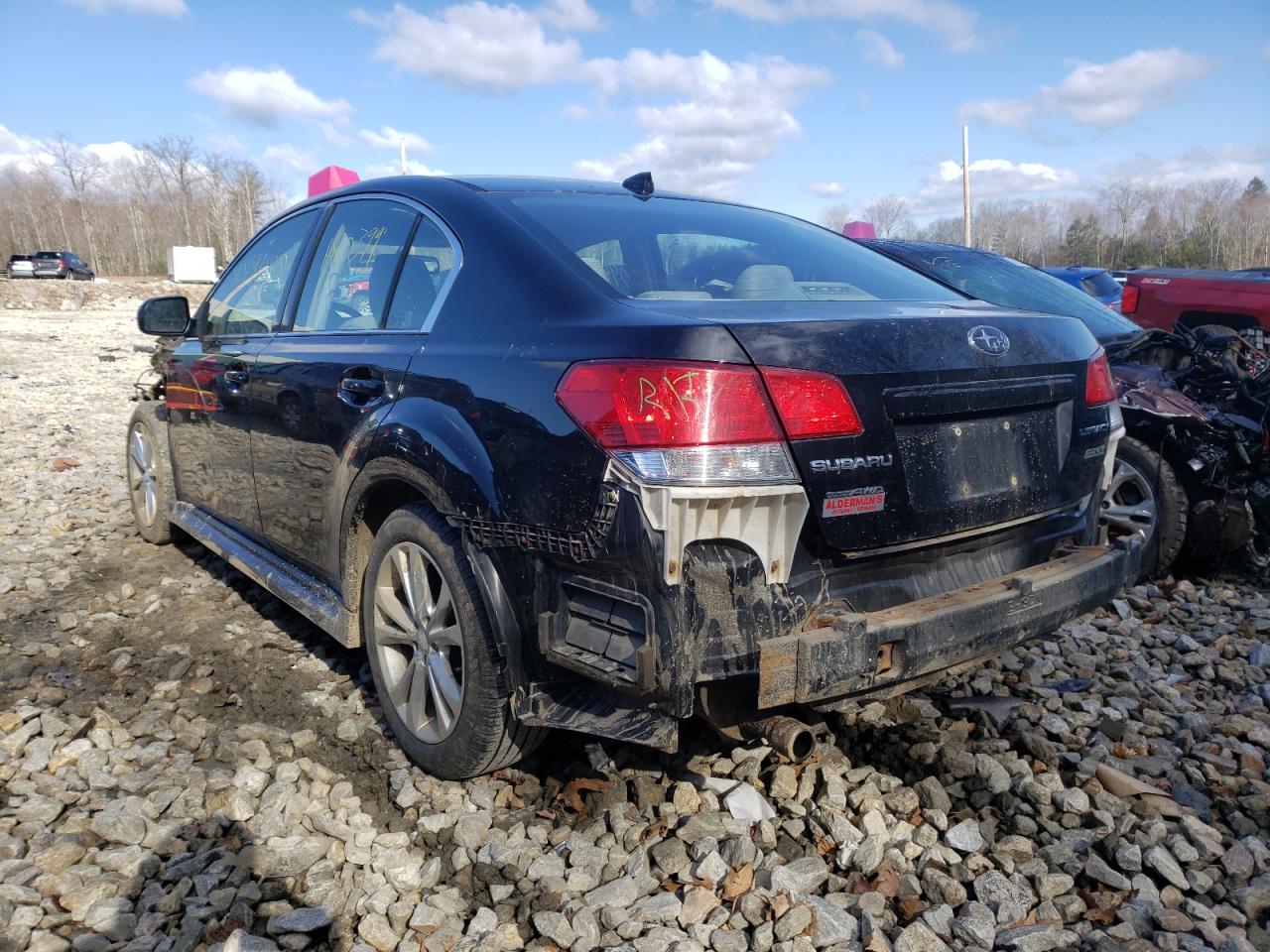 Photo 3 from auction – 2014 SUBARU LEGACY 2.5 with VIN 4S3BMBC60E3006881