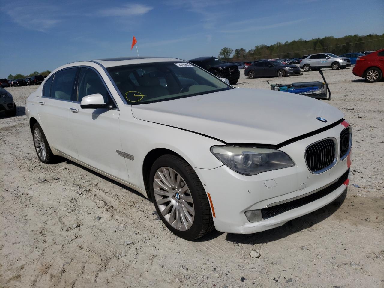 BMW 750 LI 2009 with VIN WBAKB83549CY61702 - Photo from auction