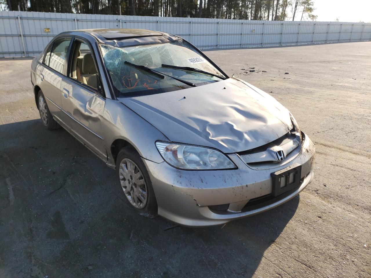 HONDA CIVIC EX 2004 with VIN 2HGES26794H556701 - Photo from auction