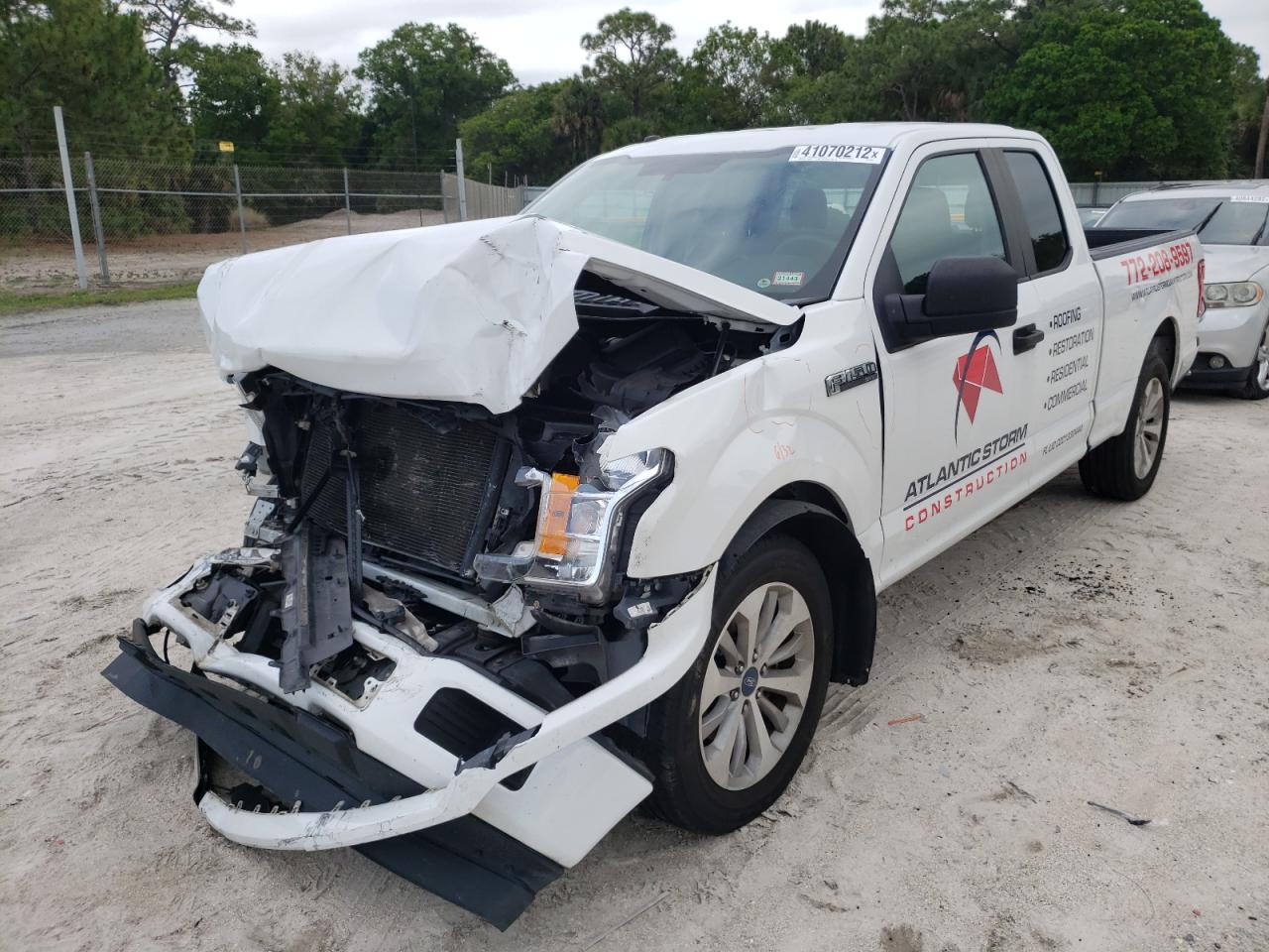 Photo 2 from auction – 2018 FORD F150 SUPER with VIN 1FTEX1CG3JFB96465