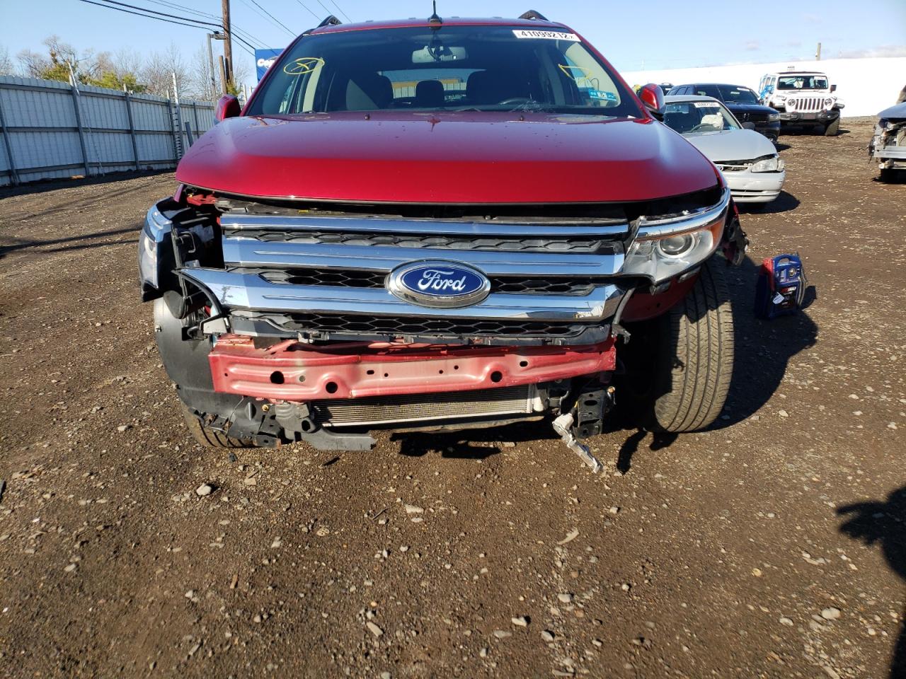 Photo 9 from auction – 2013 FORD EDGE SEL with VIN 2FMDK4JCXDBC20175