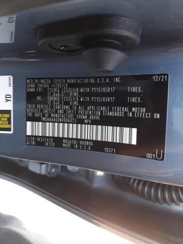 Photo 10 from auction – 2022 TOYOTA COROLLA CR with VIN 7MUAAAAG0NV006023