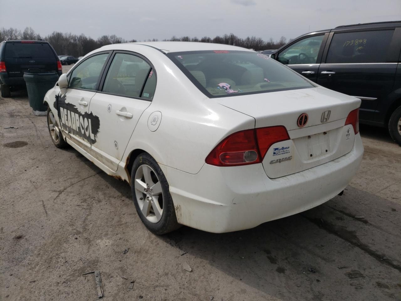 Photo 3 from auction – 2008 HONDA CIVIC EX with VIN 2HGFA16848H530281