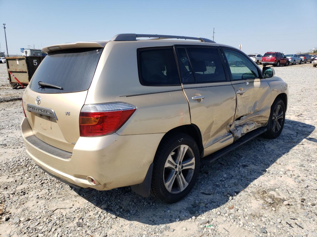 Photo 4 from auction – 2008 TOYOTA HIGHLANDER with VIN JTEES43A982103053