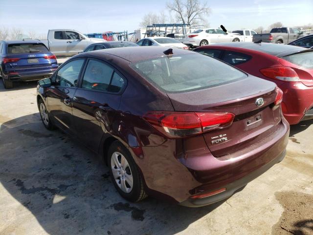 Photo 3 from auction – 2017 KIA FORTE LX with VIN 3KPFK4A72HE091900