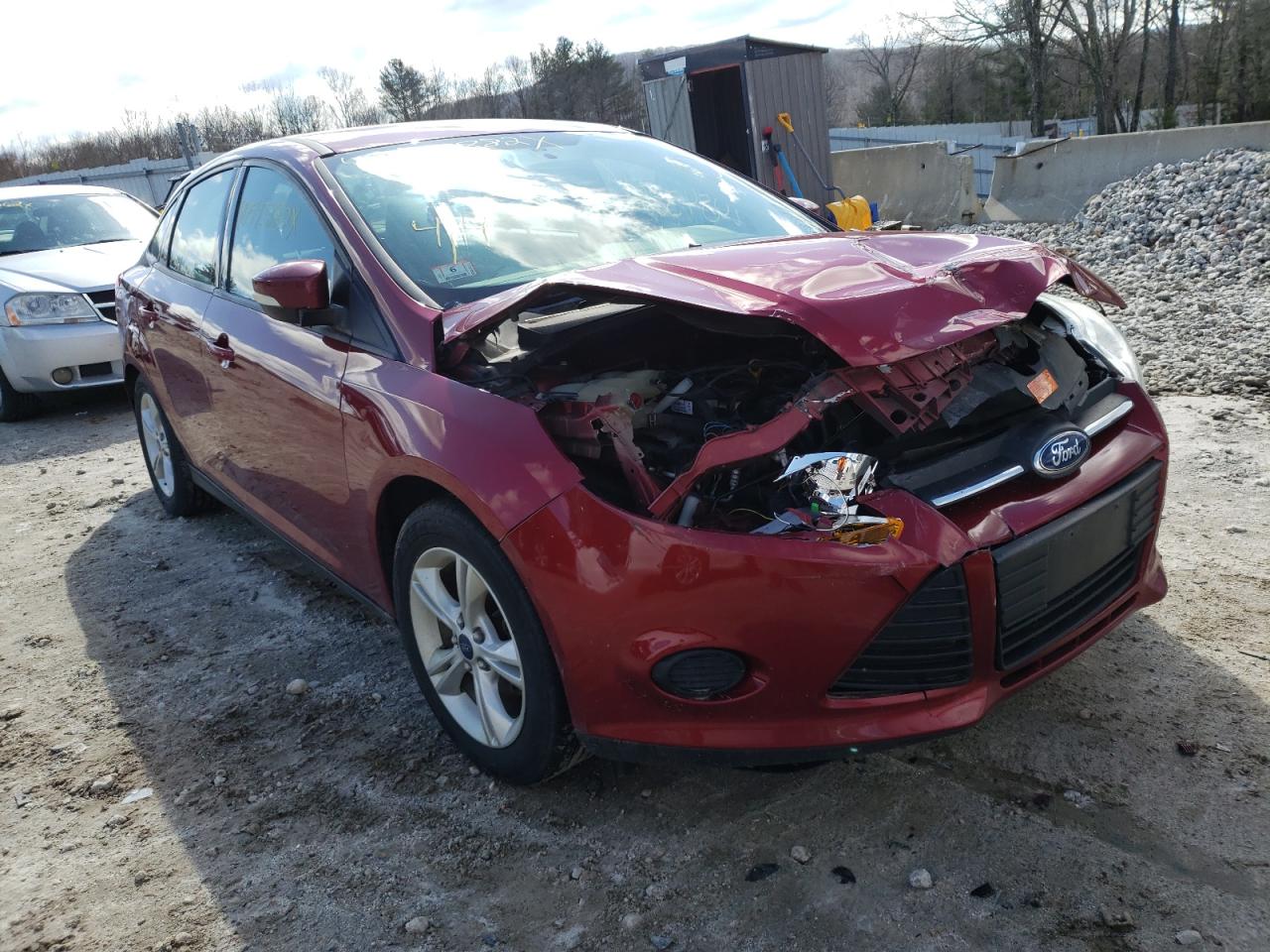 FORD FOCUS SE 2014 with VIN 1FADP3F25EL411414 - Photo from auction