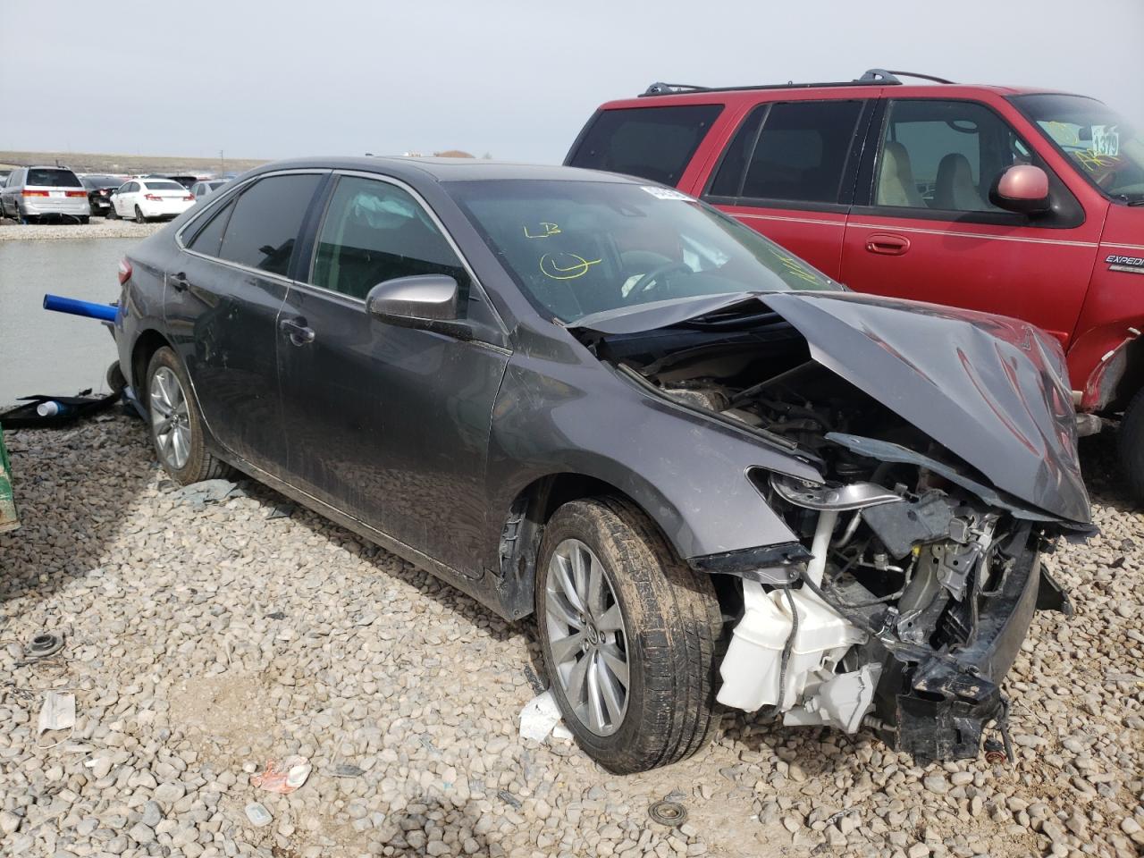 TOYOTA CAMRY LE 2017 with VIN 4T1BF1FK6HU808259 - Photo from auction