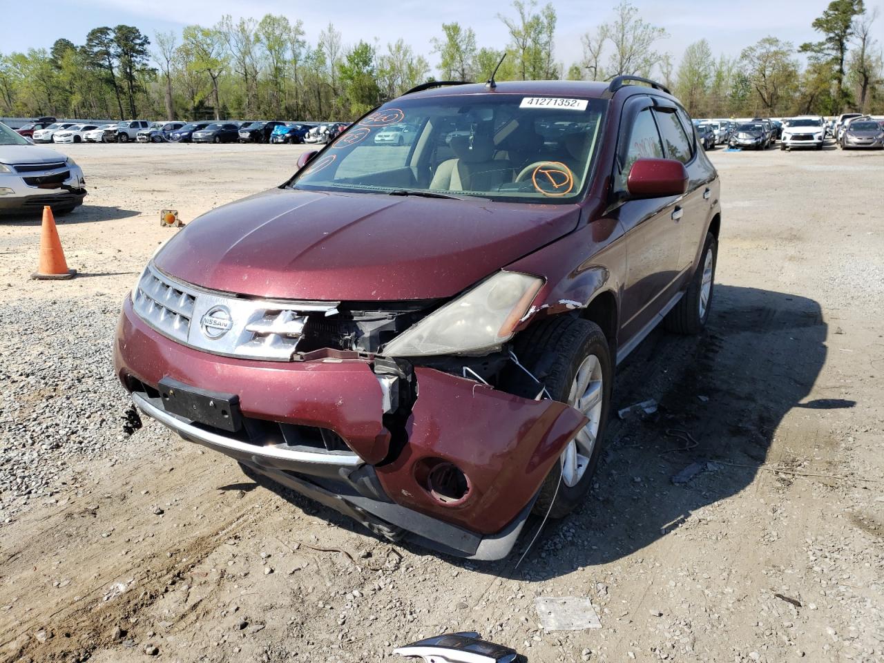 Photo 2 from auction – 2007 NISSAN MURANO SL with VIN JN8AZ08W77W614865
