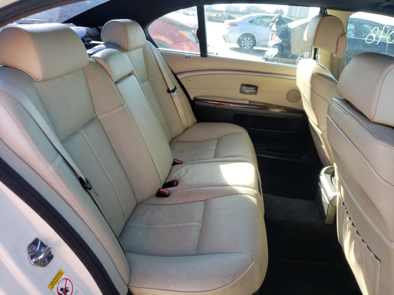Photo 6 from auction – 2008 BMW 750 LI with VIN WBAHN835X8DT86681