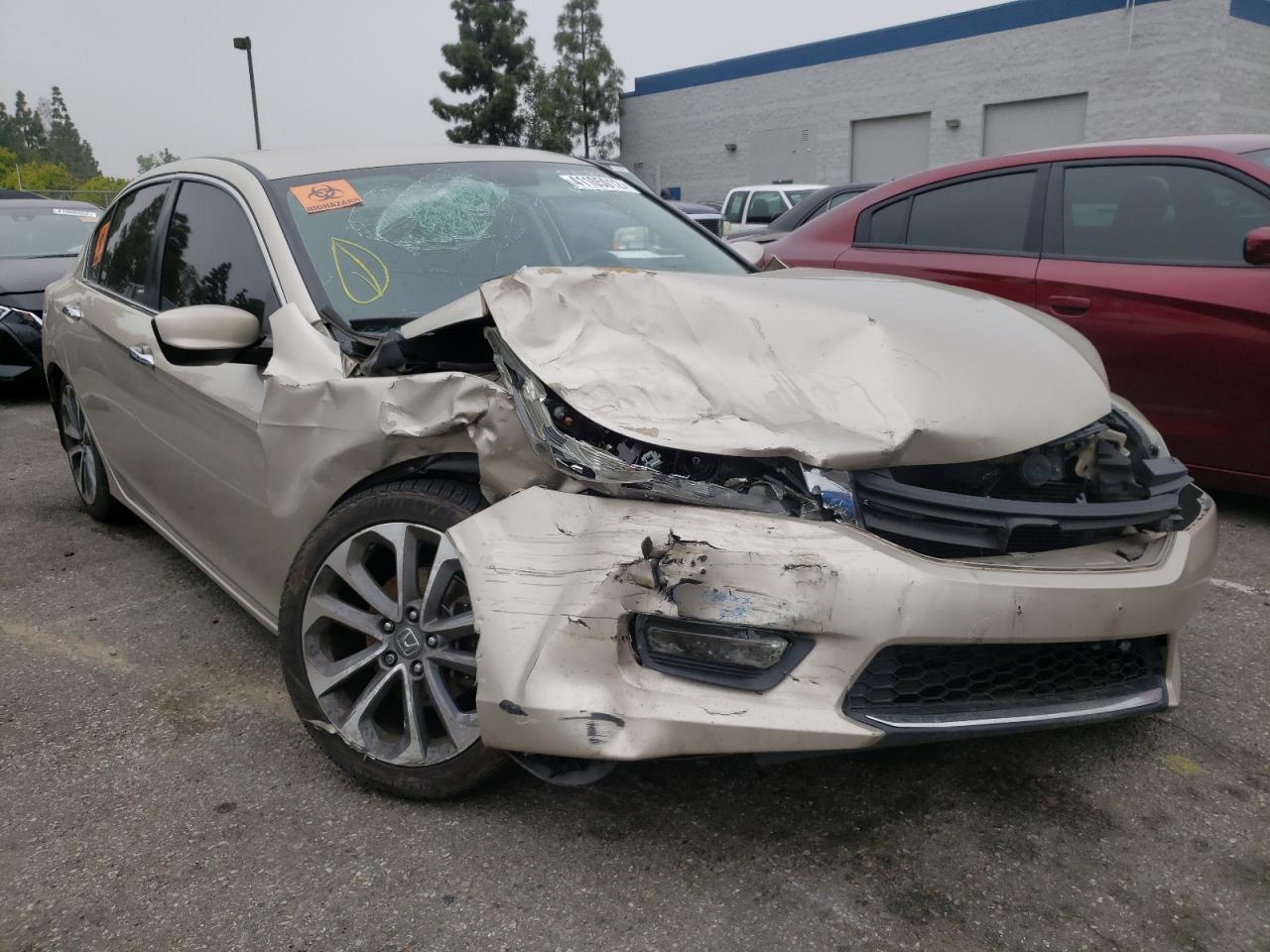 HONDA ACCORD SPO 2014 with VIN 1HGCR2F53EA189764 - Photo from auction