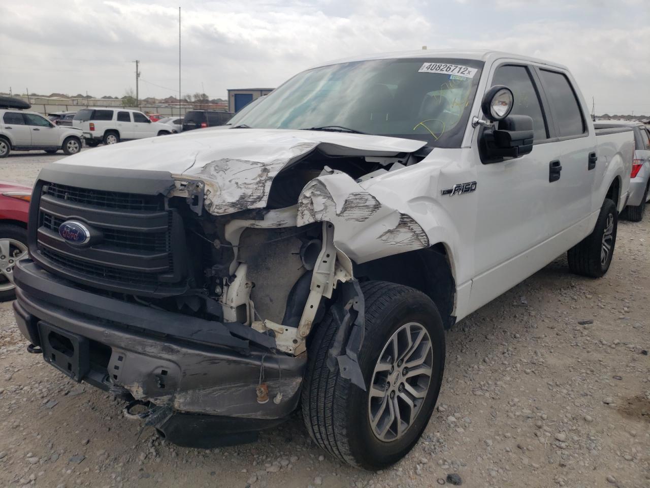 Photo 2 from auction – 2014 FORD F150 SUPER with VIN 1FTFW1EF3EKD07606