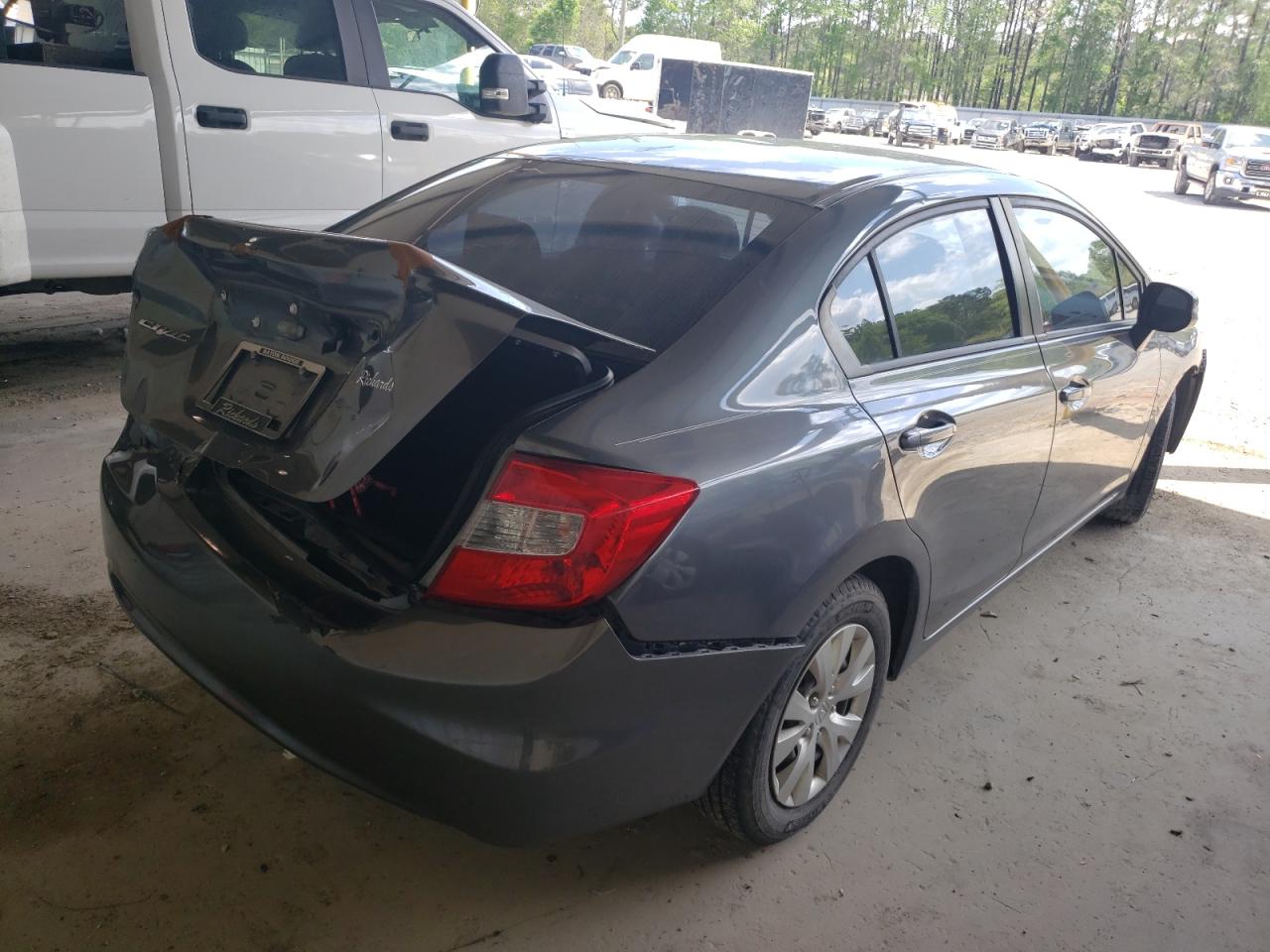Photo 4 from auction – 2012 HONDA CIVIC LX with VIN 19XFB2F50CE006573