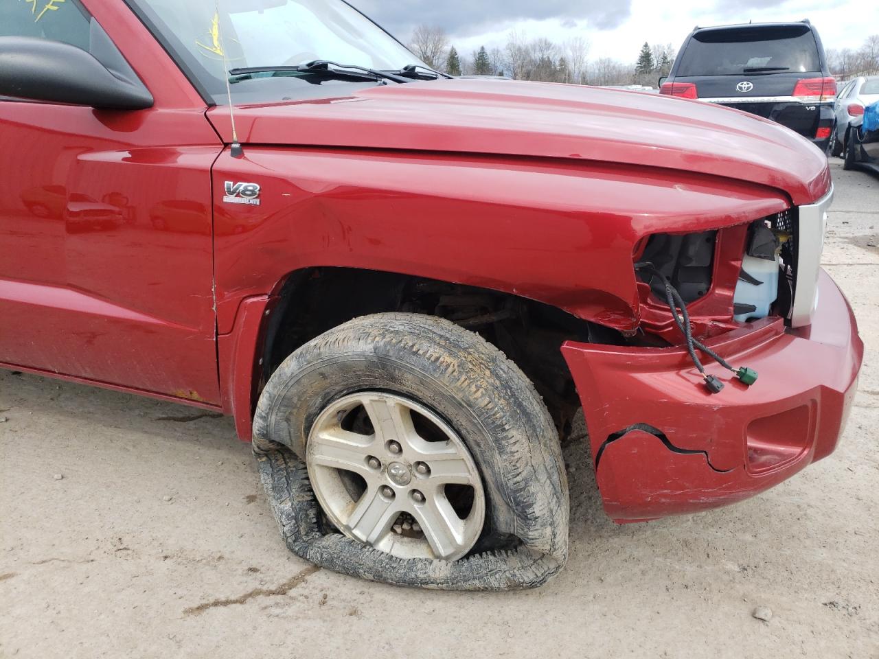 Photo 9 from auction – 2009 DODGE DAKOTA SXT with VIN 1D7HW38P99S740285
