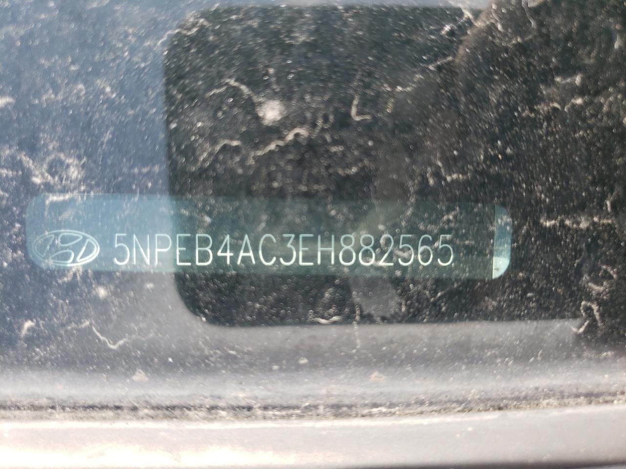 Photo 10 from auction – 2014 HYUNDAI SONATA GLS with VIN 5NPEB4AC3EH882565