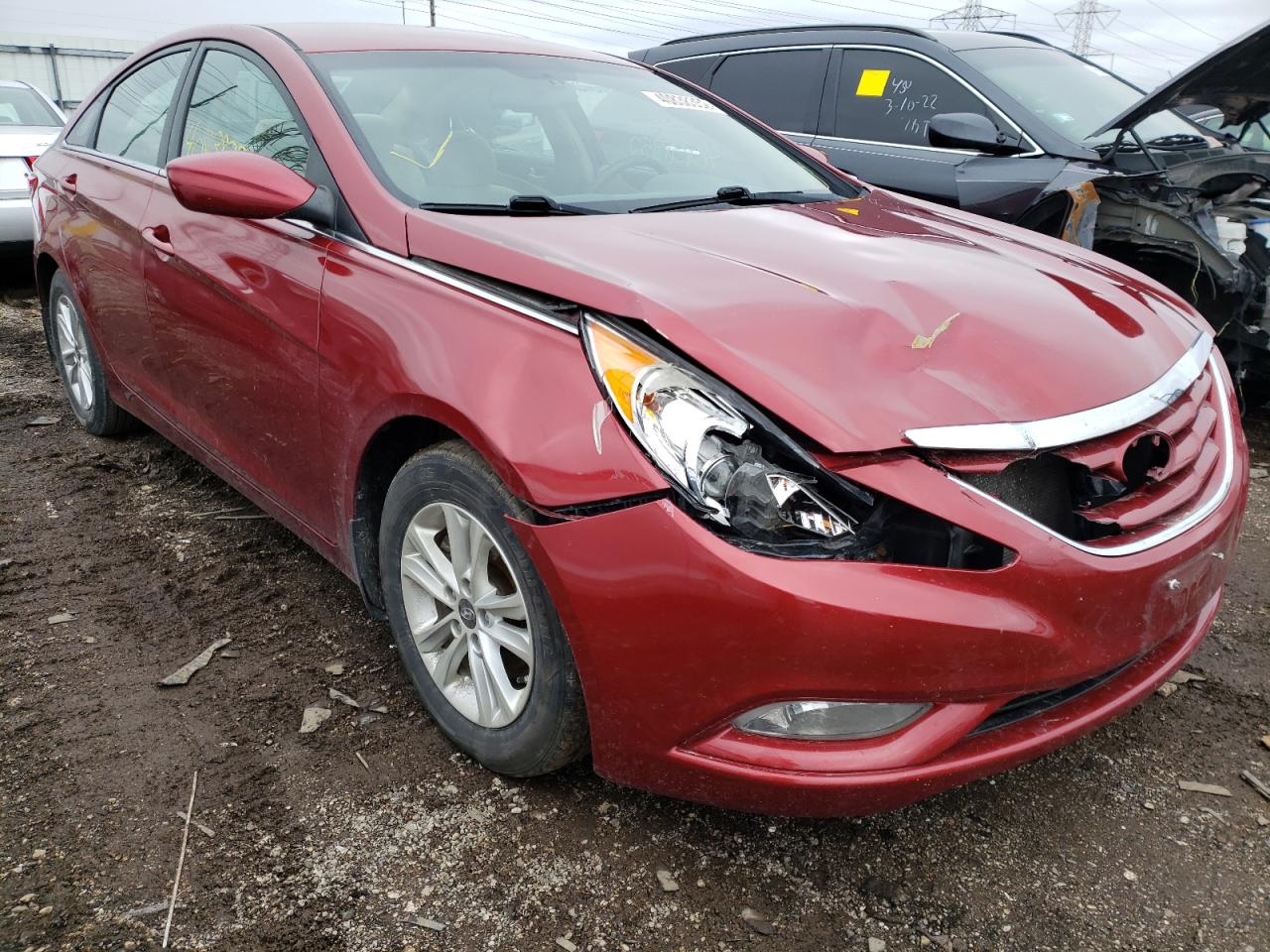 HYUNDAI SONATA GLS 2013 with VIN 5NPEB4AC7DH704480 - Photo from auction