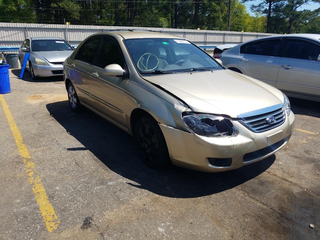 KIA SPECTRA EX 2009 with VIN KNAFE221495651867 - Photo from auction