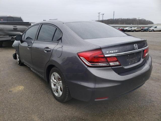 Photo 3 from auction – 2014 HONDA CIVIC LX with VIN 19XFB2F57EE245444