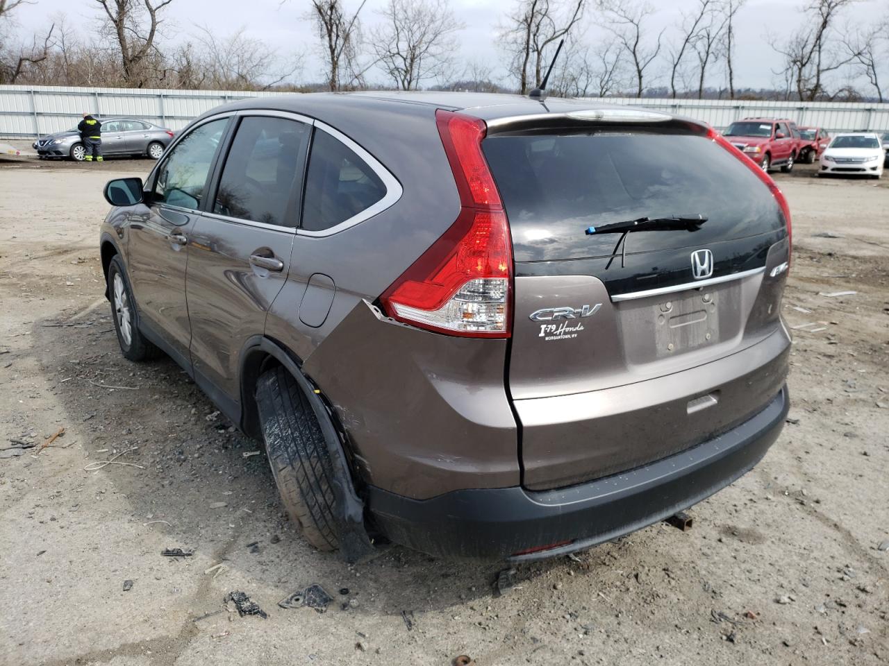 Photo 3 from auction – 2013 HONDA CR-V with VIN 5J6RM4H59DL080500