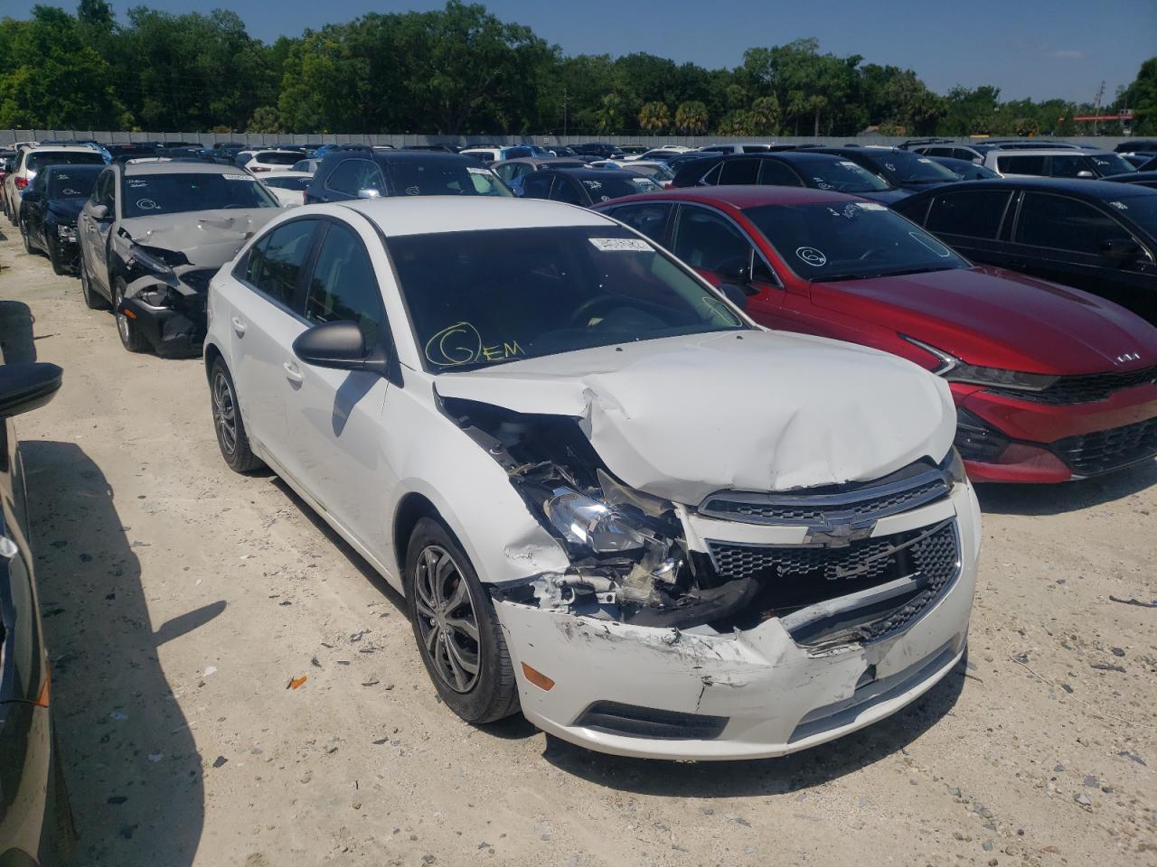 CHEVROLET CRUZE LS 2012 with VIN 1G1PC5SH4C7316124 - Photo from auction